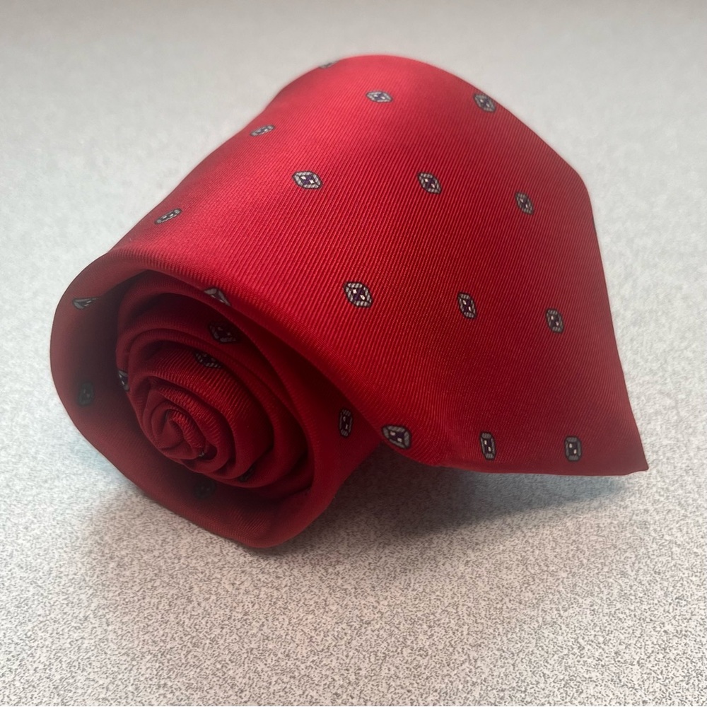 Christian Dior Men's Tie 100% Silk Made in the USA Wedding Formal Business